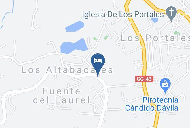 Las Palmas - Hotel Refugio Fuente Laurel Maps