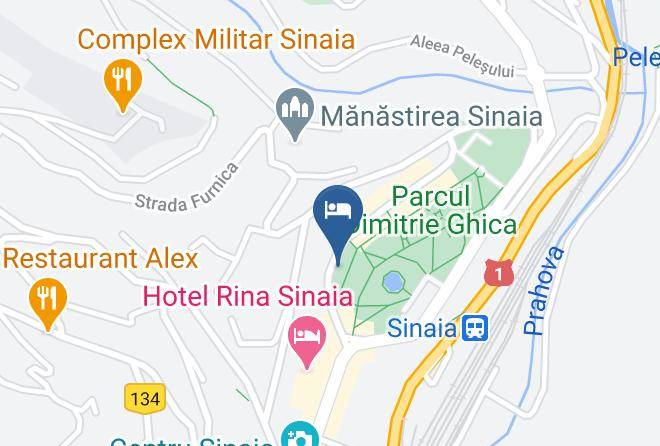 Sinaia - Hotel Regal 1880 Maps