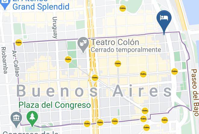 San Nicolas - Hotel Regal Pacific Buenos Aires Maps