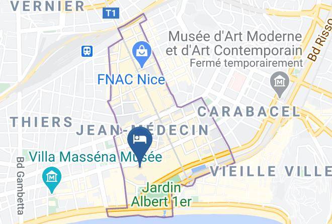 Maritime Alps - Hotel Regence Maps