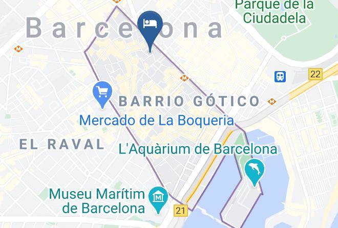 Barcelona - Hotel Regencia Colon Maps
