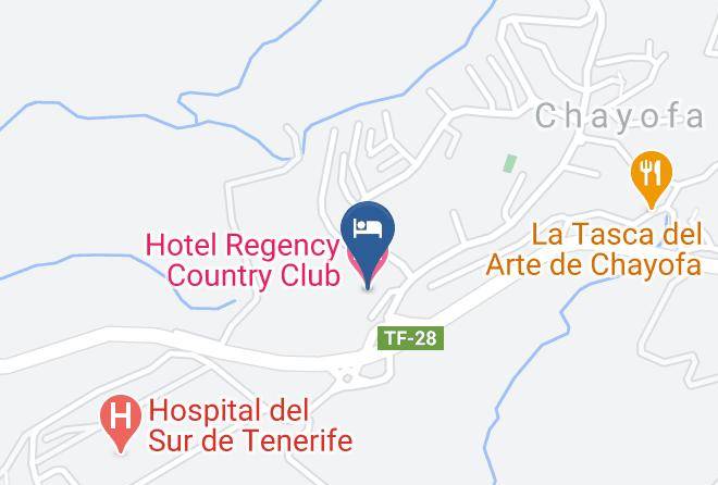Santa Cruz De Tenerife - Hotel Regency Country Club Maps