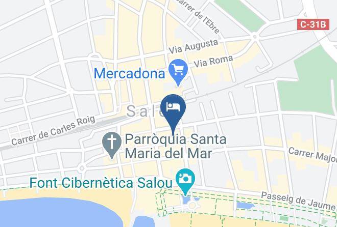 Tarragona - Hotel Regente Aragon Maps