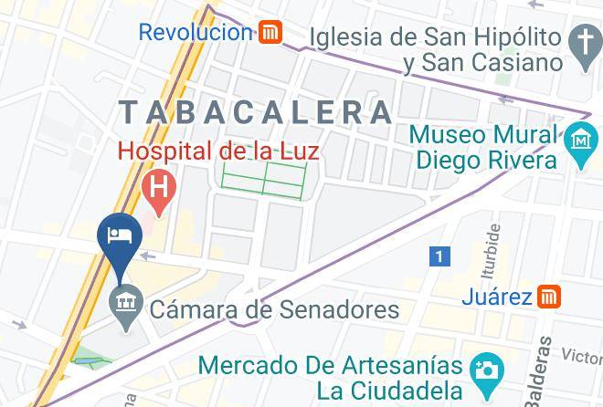Cuauhtemoc - Hotel Regente City Maps