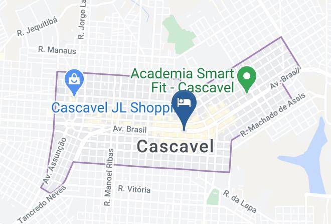 Cascavel - Hotel Regente Express Maps