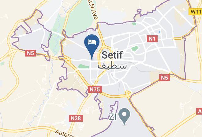 Setif - Hotel Reggani Maps