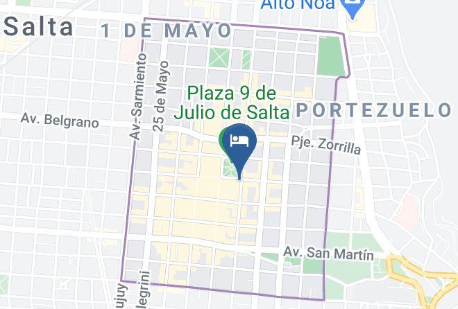 Salta - Hotel Regidor Maps