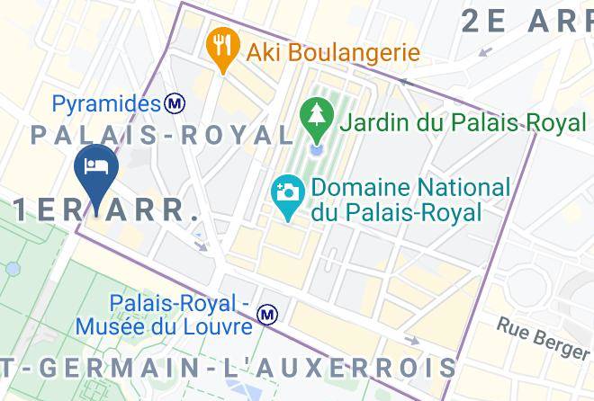 Paris - Hotel Regina Louvre Maps