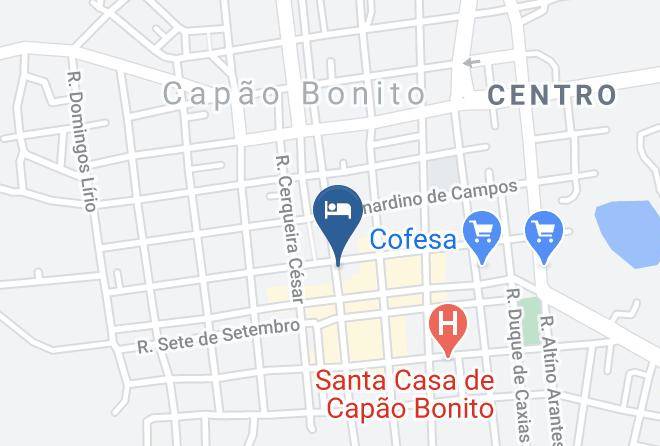 Capao Bonito - Hotel Regina Maps