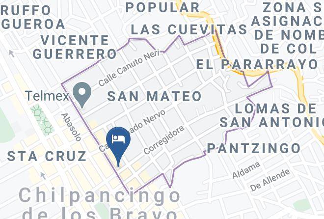 Chilpancingo De Los Bravo - Hotel Regina Chilpancingo Maps