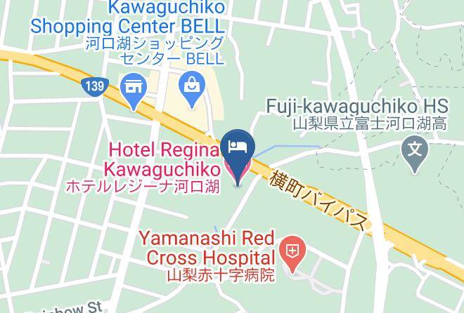Fujikawaguchiko Townminamitsuru District - Hotel Regina Kawaguchiko Maps