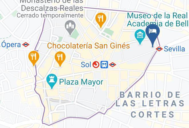 Madrid - Hotel Regina Madrid Maps