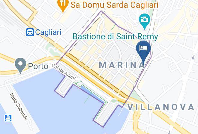 Cagliari - Hotel Regina Margherita Maps