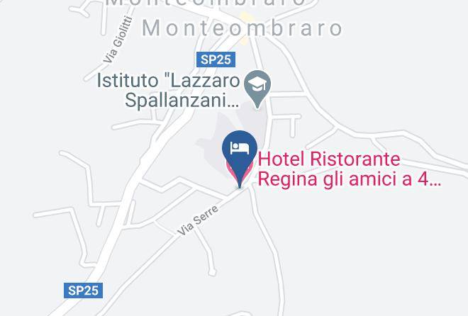 Hotel Regina Monteombraro Map