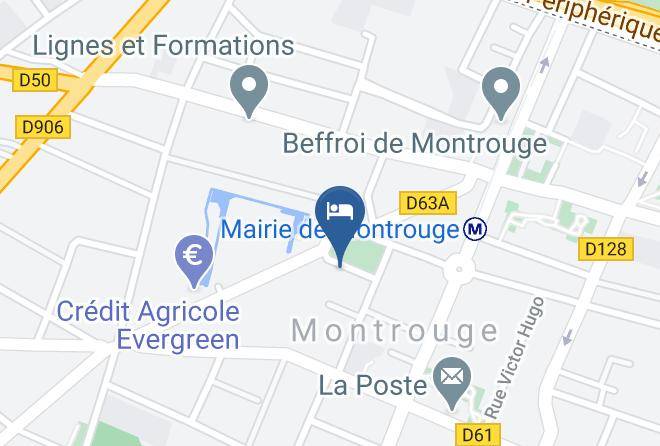 Hotel Regina Montrouge Map