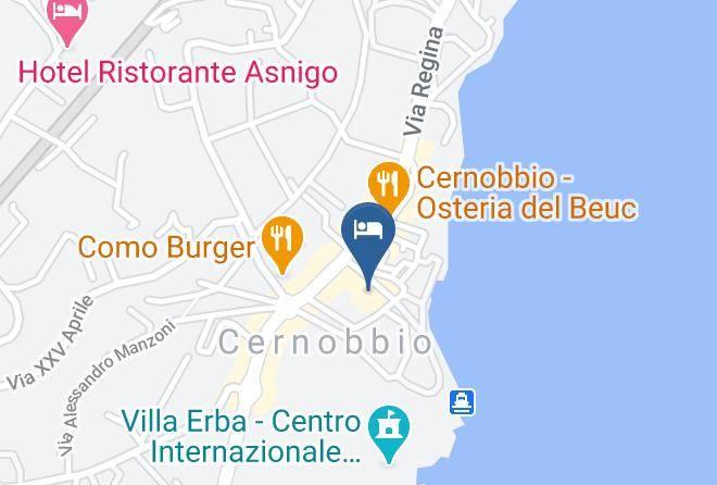 Como - Hotel Regina Olga Maps