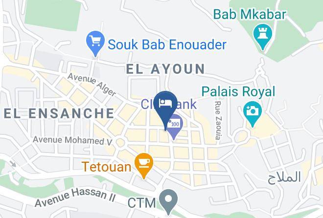 Tetouan - Hotel Regina Maps