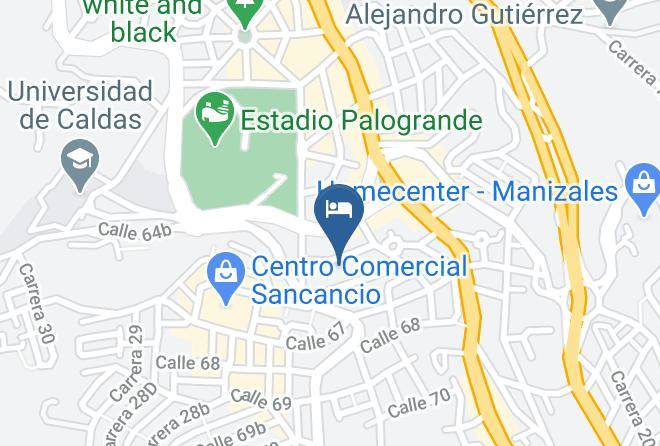 Manizales - Regines Hotel Maps