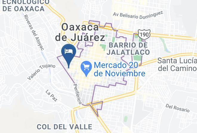 Oaxaca De Juarez - Hotel Regional De Antequera Maps
