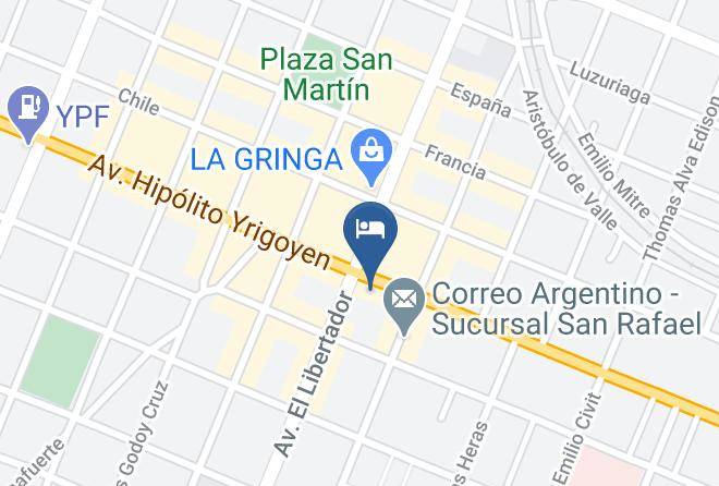 San Rafael - Hotel Regional Maps