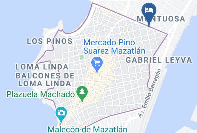 Mazatlan - Hotel Regis Maps