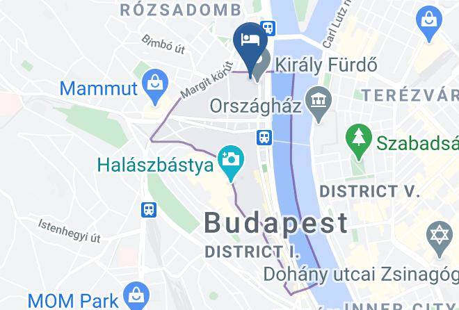 Budapest Vizivaros - Hotel Regnum Residence Maps
