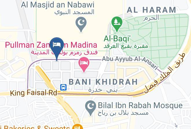 Medina - Hotel Rehab Al Noor Maps