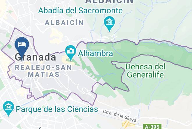 Granada - Hotel Reina Cristina Maps