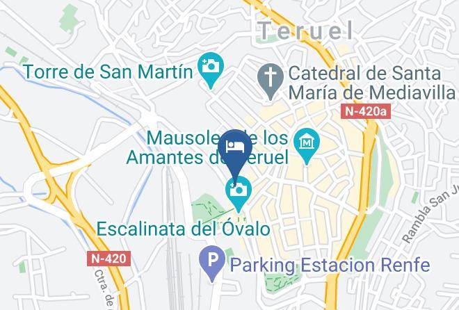 Teruel - Hotel Reina Cristina Maps