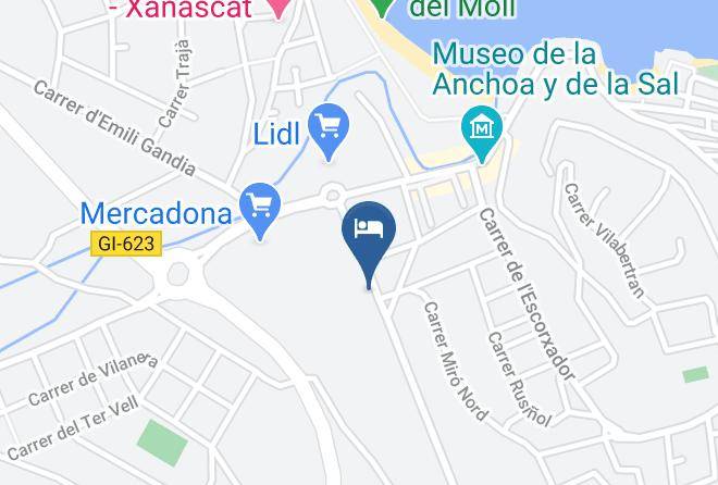 Girona - Hotel Reina Maps