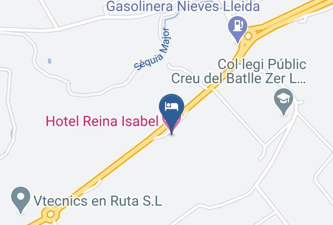 Lleida - Hotel Reina Isabel Maps