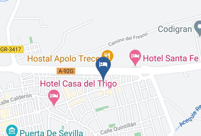 Hotel Reina Josefina Map