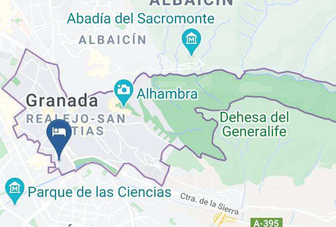 Granada - Hotel Reina Mora Maps