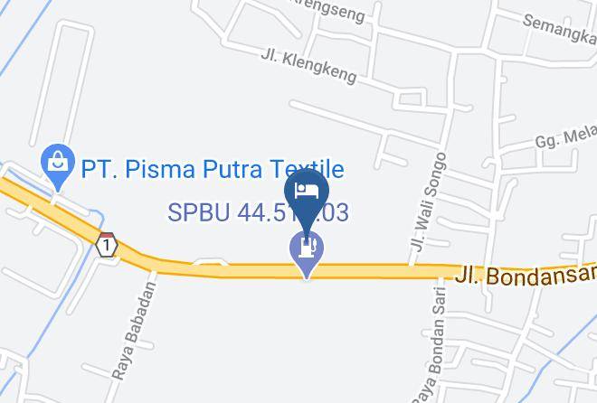 Pekalongan Regency - Hotel Rejo Podomoro Maps