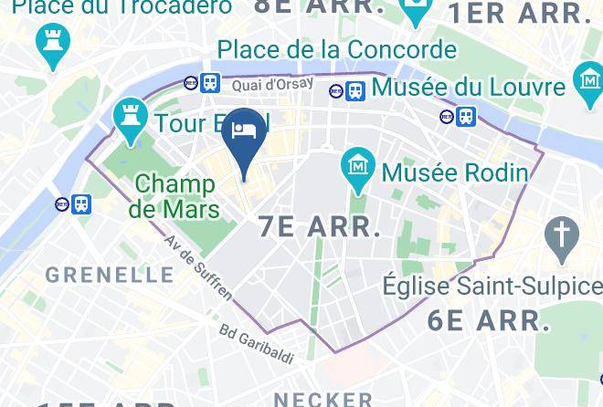 Paris - Hotel Relais Bosquet Maps