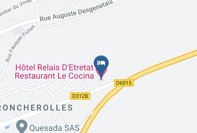 Hotel Relais D'etretat Restaurant Le Cocina Map