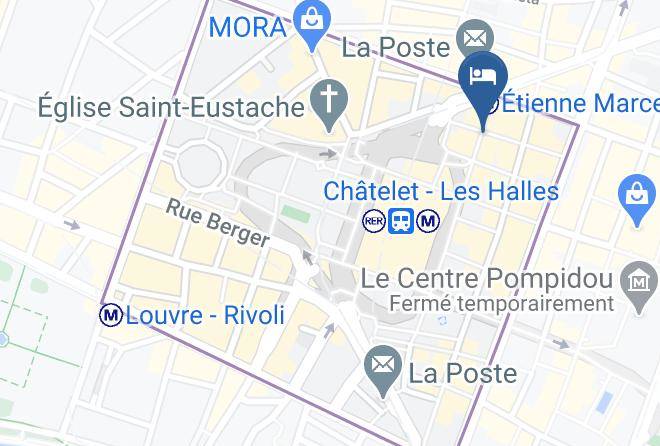 Paris - Hotel Relais Des Halles Paris Maps