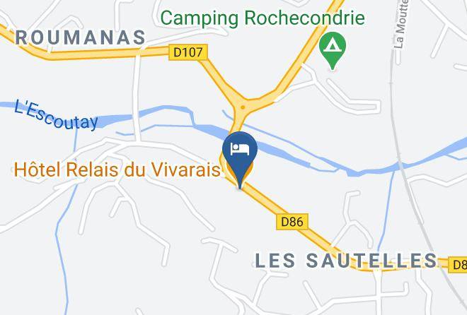 Hotel Relais Du Vivarais Map