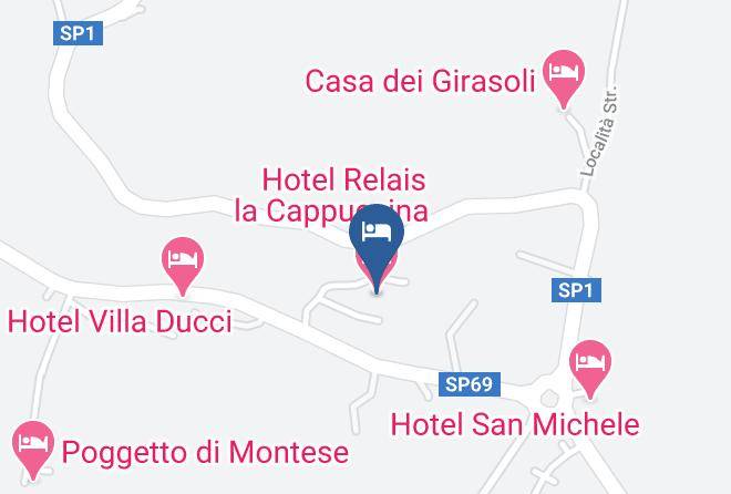 Siena - Hotel Relais La Cappuccina Maps