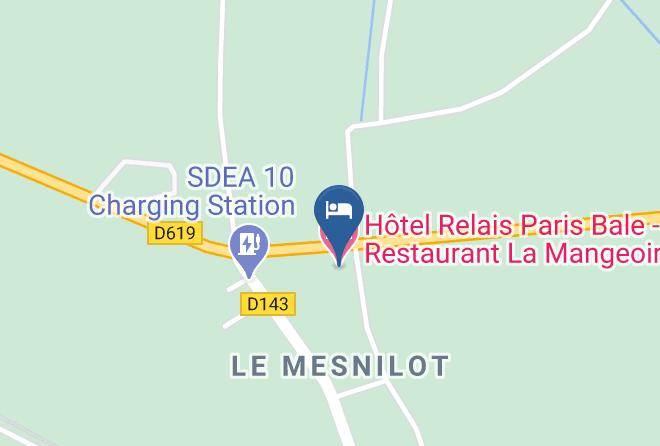 Aube - Hotel Relais Paris Bale Restaurant La Mangeoire Maps