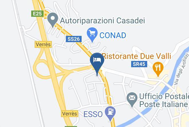 Aosta - Hotel Relais Saint Gilles Maps