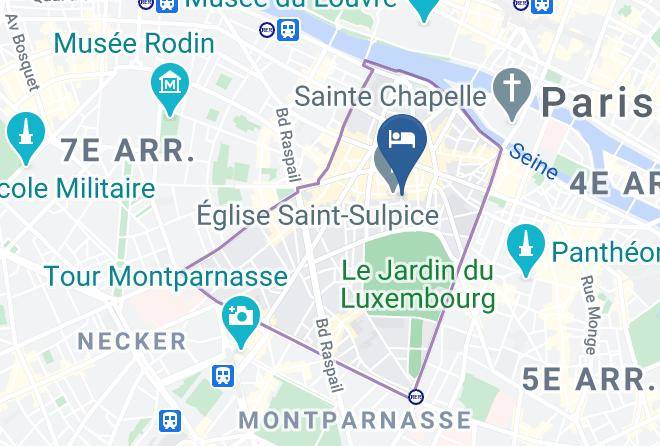 Paris - Hotel Relais Saint Sulpice Maps