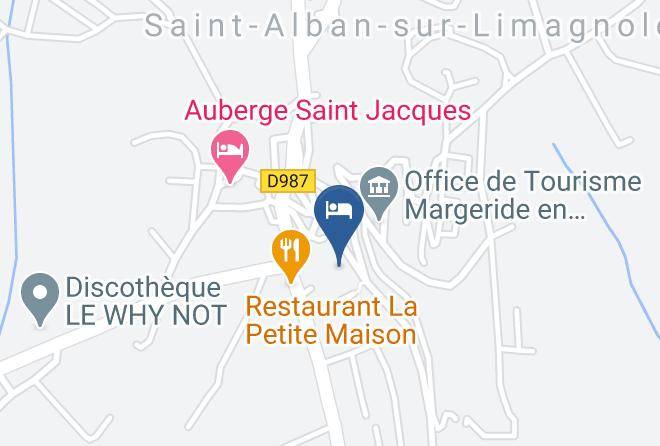 Lozere - Hotel Relais Saint Roch Maps