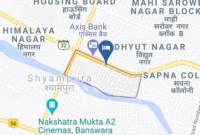 Banswara - Hotel Relax Inn Maps