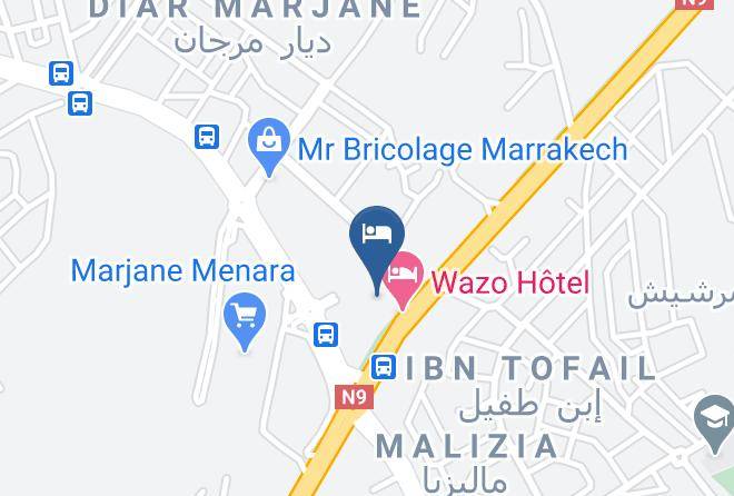 Marrakesh - Hotel Relax Marrakech Maps