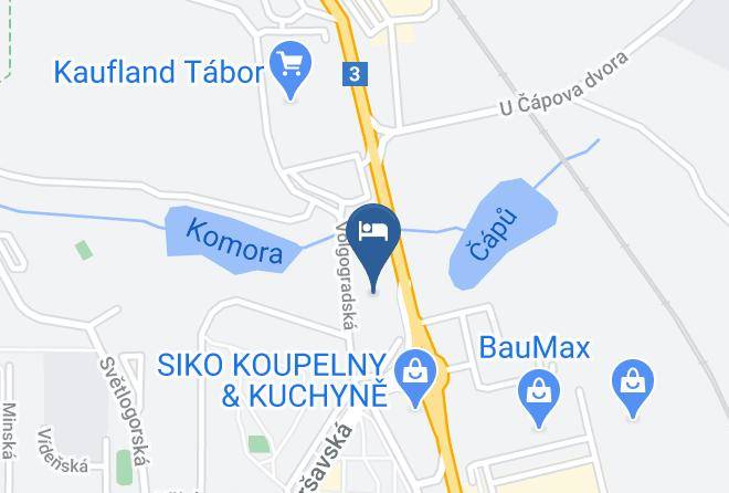 Tabor - Hotel Relax U Drsu Maps