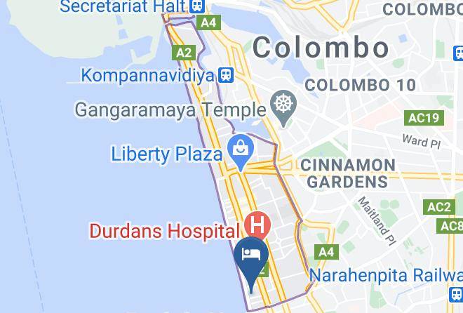 Colombo - Hotel Relaxon Maps