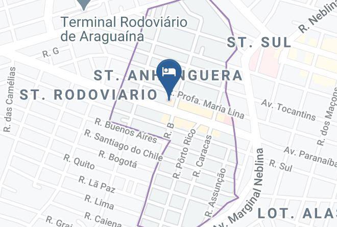 Araguaina - Hotel Relicario Maps