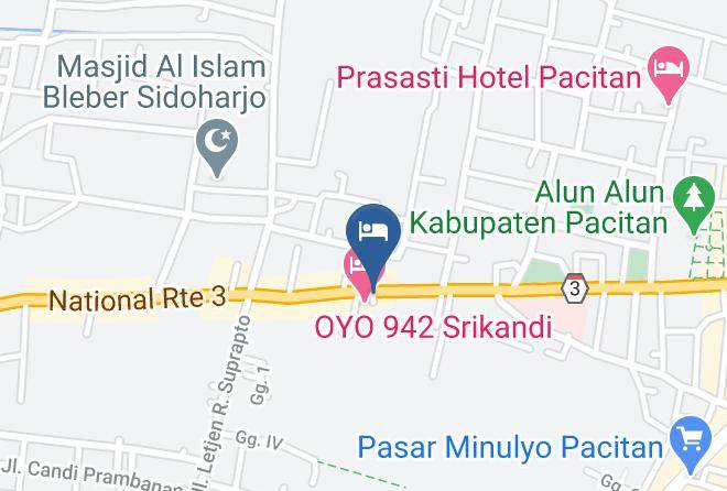 Pacitan Regency - Hotel Remaja Maps