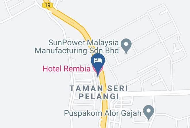 Alor Gajah District - Hotel Rembia Maps